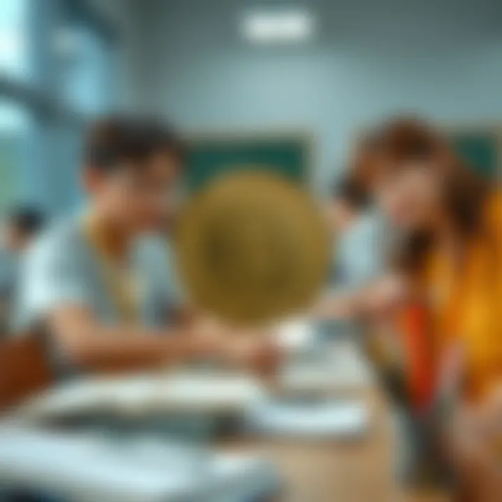 A conceptual representation of Open Campus Coin in an educational setting