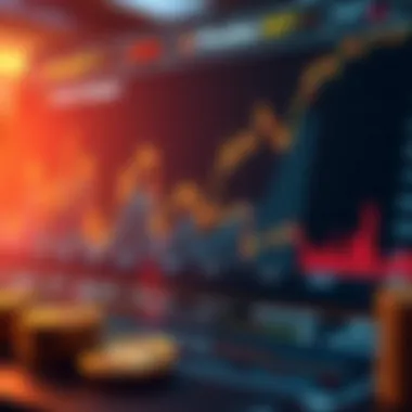 Market analysis chart of NFT projects