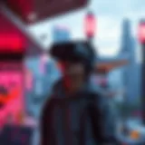 A vivid depiction of virtual reality environments in Seoul