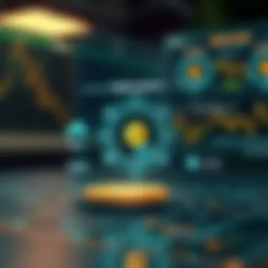 Diagram illustrating smart contracts in action