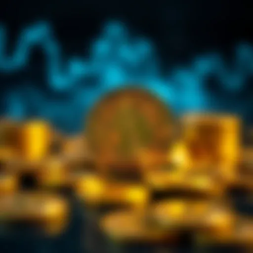 Conceptual illustration of stablecoins