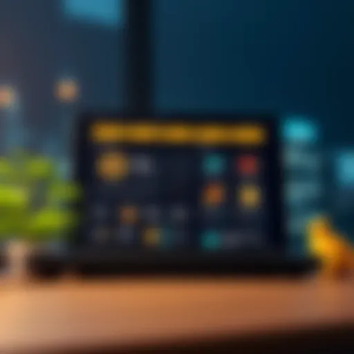 Visual representation of TofuNFT platform interface showcasing user-friendly design