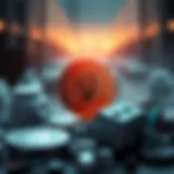 Conceptual illustration of vinu coin