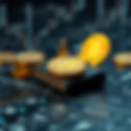 Conceptual illustration of digital wallets in the cryptocurrency ecosystem