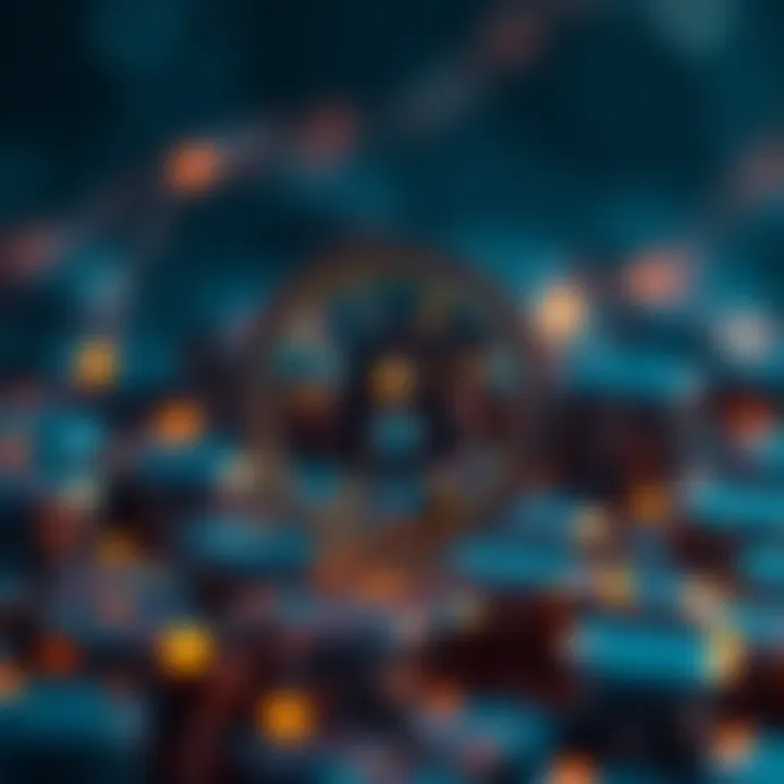 Symbolic illustration of blockchain technology