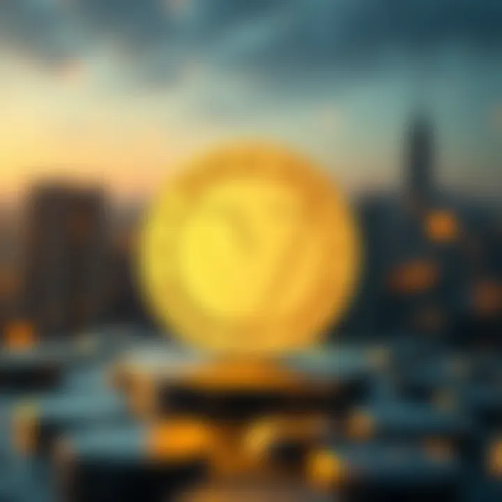 Conceptual illustration of World Coin's blockchain technology