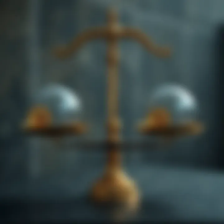 Balanced scale illustrating advantages and disadvantages of zero-knowledge proof